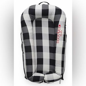 DockATot charcoal buffalo deluxe+